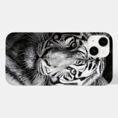 witte tijgerhoutskool Case-Mate iPhone case (Achterkant (horizontaal))