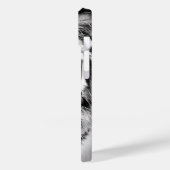 witte tijgerhoutskool Case-Mate iPhone case (Achterkant / Links)