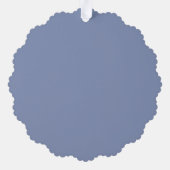 Witte Tijgerkop Wilde Schoonheid Ornament Kaart (Achterkant)