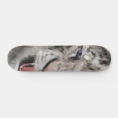 Witte Tijgerkop Wilde Schoonheid Persoonlijk Skateboard (Horizontaal)