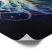 Witte tijgerkwal poster (Hoek)