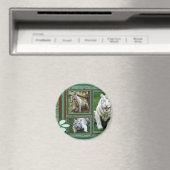Witte tijgermagneet magneet (Insitu (Vaatwasser))