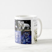 witte tijgerMok Koffiemok (Voorkant rechts)