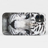 Witte tijgerpatroon bij telefoon 5 hoesje (Achterkant (horizontaal))