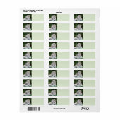 Witte tijgers etiket (Full Sheet)