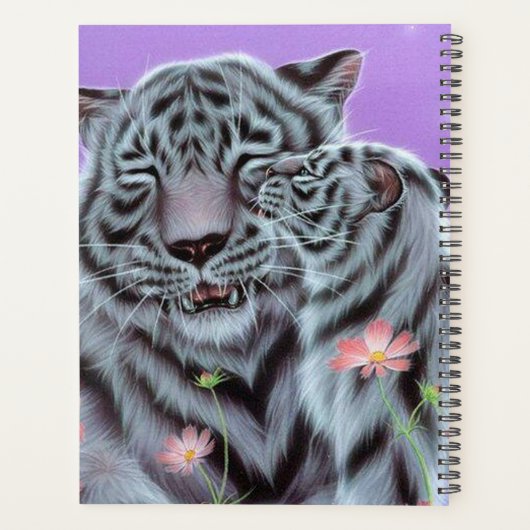 Witte tijgers planner (Achterkant)