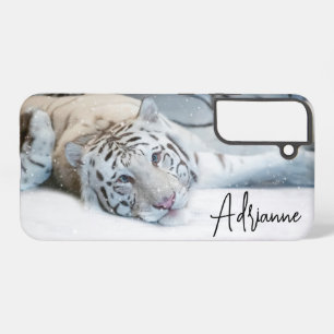 Witte tijgers samsung galaxy hoesje