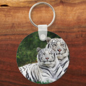 Witte tijgers sleutelhanger (Voorkant)