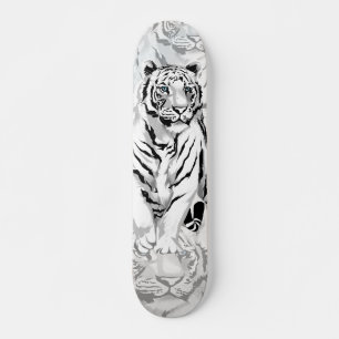 Witte tijgerskateboard skateboard