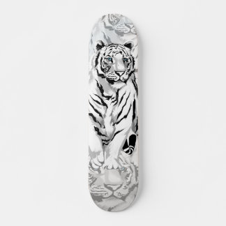 Witte tijgerskateboard skateboard