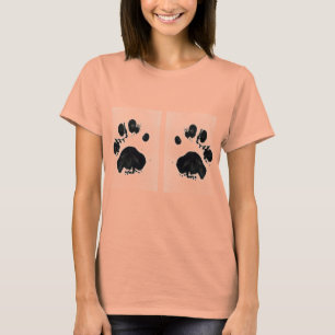 Witte tijgerverf t-shirt