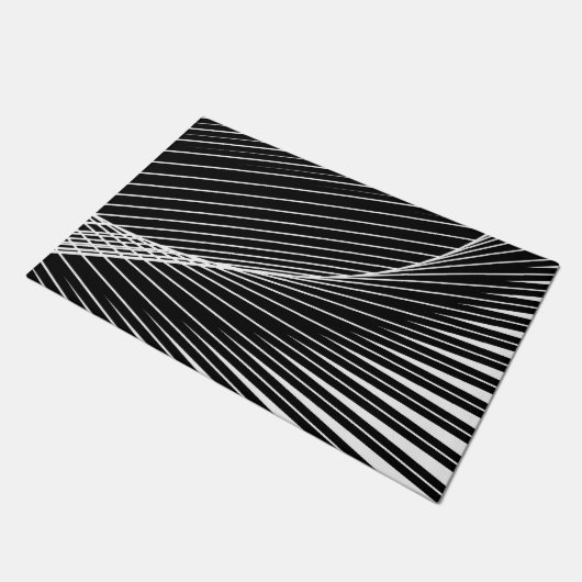 Witte tinten deurmat (Schuin)