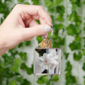 witte tinten sleutelhanger (Hand)