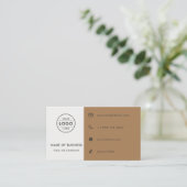 Witte Toffee QR-code Afspraak Architect Aangepast Visitekaartje (Staand voorkant)