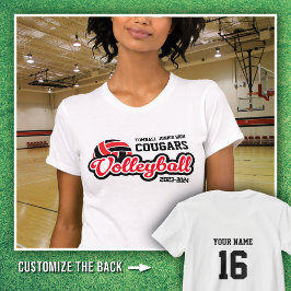 Witte Tombal JH Cougars Volleybal 2023-2024 T-shirt