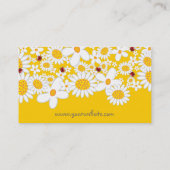 Witte tonijnen en rode luibugs chic visitekaartje (Achterkant)