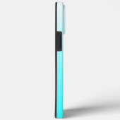 Witte tot Aqua Blue gradiënt Case-Mate iPhone Case (Achterkant / Rechts)