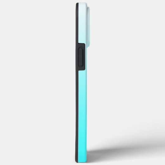 Witte tot Aqua Blue gradiënt Case-Mate iPhone Case (Achterkant / Rechts)