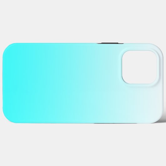 Witte tot Aqua Blue gradiënt Case-Mate iPhone Case (Achterkant (horizontaal))