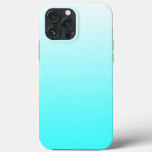 Witte tot Aqua Blue gradiënt Case-Mate iPhone Case