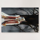 Witte Tovenaar Eiken Boom Fantasie Legpuzzel (Horizontaal)