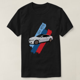 Witte Track-beest Prestatie Racing Strepen T-shirt