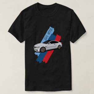Witte Track-beest Prestatie Racing Strepen T-shirt