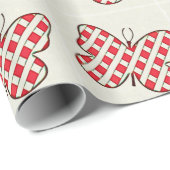 Witte Tralies Vlinder Cadeaupapier (Rol Hoek)