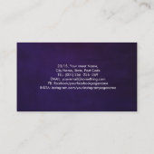 Witte Triskele - Drievoudige Maan Visitekaartje (Achterkant)