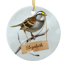 Witte troebele mug past Naam aan