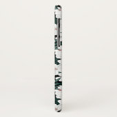 Witte tropische bloemenpatroon Case-Mate iPhone case (Achterkant/links)