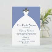 Witte Trouwjurk Vrijgezellenfeest Kaart (Staand voorkant)