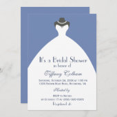 Witte Trouwjurk Vrijgezellenfeest Kaart (Voorkant / Achterkant)