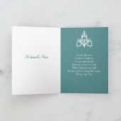 Witte trouwkroonkroonluchter op blauwgroen Bridesm (Binnen)