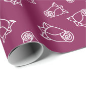 Witte Trouwrozen Trouw Bruiloft Cadeaus Naadloos Cadeaupapier (Rol Hoek)