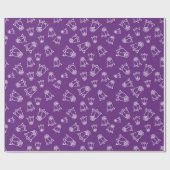 Witte trouwrozen voor huwelijkscadeaus Naadloos Cadeaupapier (Vlak)