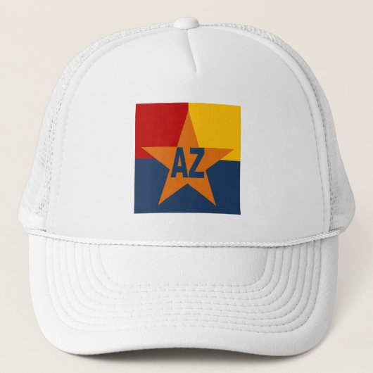 Witte Trucker pet  ARIZONA (Voorkant)