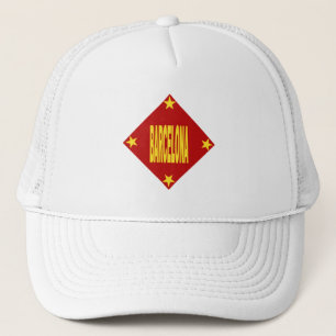 Witte truckerpet Design BARCELONA Trucker Pet
