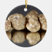 Witte truffels Tuber oligospermum Keramisch Ornament (Voorkant)