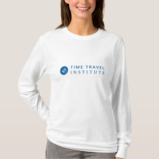 Witte TTI-Logo lange hoes T-shirt