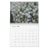 Witte Tuin Bloemen Kalender (Jan 2027)