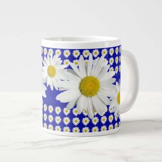 Witte Tuin van Madeliefjes Grote Koffiekop (Voorkant rechts)