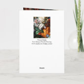 WITTE TULIPS, ANEMONEN EN Valentijnsdag VAN KUPIDE Feestdagen Kaart (Achterkant)