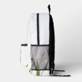 Witte Tulp Bloem Rugzak (Rechts)