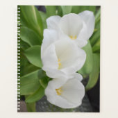 Witte Tulp Bloemendagplanner/Organizer Planner (Voorkant)