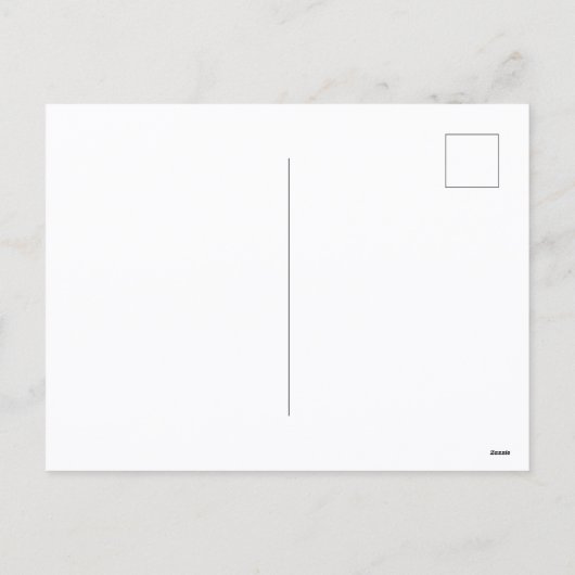 Witte Tulp Briefkaart (Achterkant)