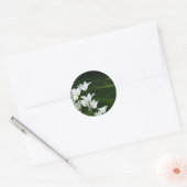 Witte tulp Bruiloft sticker (Envelop)