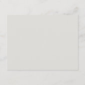 Witte tulp herdenkingsboodschap kaart (Achterkant)