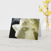 Witte Tulp Kaart (Gele Bloem)