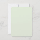 Witte Tulp Lente Bruiloft Save The Date (Achterkant)